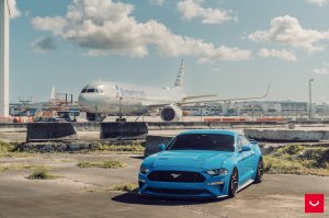 Ford Mustang Custom Wheels - HF-7 by Vossen - Satin Bronze