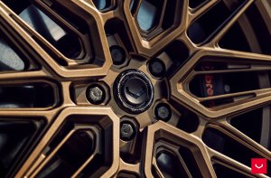 Ford Mustang Custom Wheels - HF-7 by Vossen - Satin Bronze