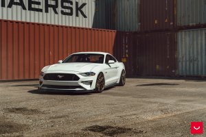 Ford Mustang Custom Wheels - HF-7 by Vossen - Satin Bronze