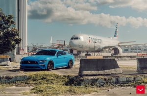 Ford Mustang Custom Wheels - HF-7 by Vossen - Satin Bronze
