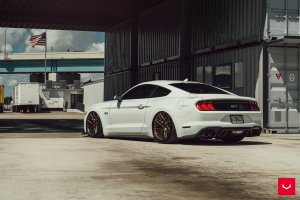 Ford Mustang Custom Wheels - HF-7 by Vossen - Satin Bronze