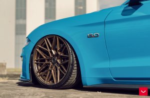 Ford Mustang Custom Wheels - HF-7 by Vossen - Satin Bronze