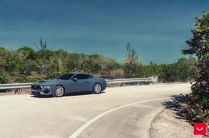 Ford Mustang Custom Wheels - HF-7 by Vossen - Satin Silver