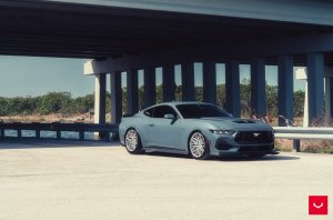 Ford Mustang Custom Wheels - HF-7 by Vossen - Satin Silver