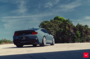 Ford Mustang Custom Wheels - HF-7 by Vossen - Satin Silver