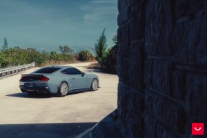 Ford Mustang Custom Wheels - HF-7 by Vossen - Satin Silver