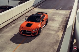 Ford Mustang Custom Wheels - LC3-01 by Vossen - Midnight Smoke