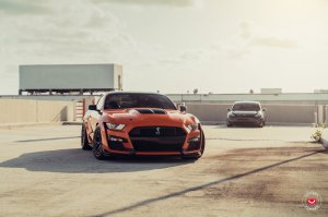 Ford Mustang Custom Wheels - LC3-01 by Vossen - Midnight Smoke