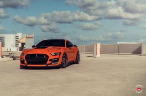 Ford Mustang Custom Wheels - LC3-01 by Vossen - Midnight Smoke