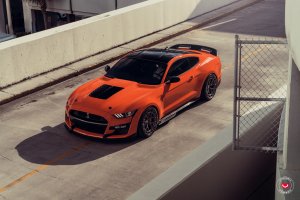 Ford Mustang Custom Wheels - LC3-01 by Vossen - Midnight Smoke