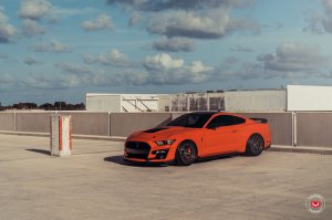 Ford Mustang Custom Wheels - LC3-01 by Vossen - Midnight Smoke