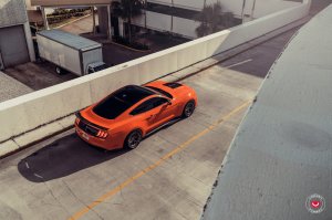 Ford Mustang Custom Wheels - LC3-01 by Vossen - Midnight Smoke