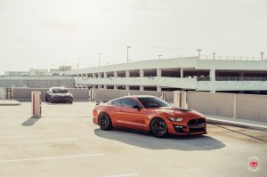 Ford Mustang Custom Wheels - LC3-01 by Vossen - Midnight Smoke