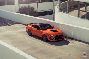 Ford Mustang Custom Wheels - LC3-01 by Vossen - Midnight Smoke