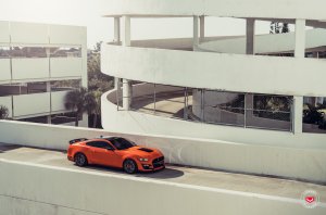 Ford Mustang Custom Wheels - LC3-01 by Vossen - Midnight Smoke