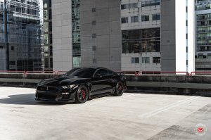 Ford Mustang Custom Wheels - M-X2 by Vossen - Satin Black Ford Mustang Custom Wheels - M-X2 by Vossen - Satin Black