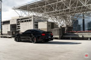 Ford Mustang Custom Wheels - M-X2 by Vossen - Satin Black Ford Mustang Custom Wheels - M-X2 by Vossen - Satin Black