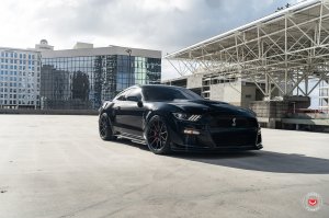 Ford Mustang Custom Wheels - M-X2 by Vossen - Satin Black Ford Mustang Custom Wheels - M-X2 by Vossen - Satin Black