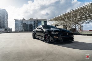 Ford Mustang Custom Wheels - M-X2 by Vossen - Satin Black Ford Mustang Custom Wheels - M-X2 by Vossen - Satin Black