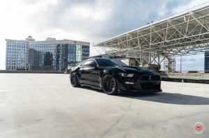 Ford Mustang Custom Wheels - M-X2 by Vossen - Satin Black Ford Mustang Custom Wheels - M-X2 by Vossen - Satin Black