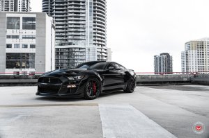 Ford Mustang Custom Wheels - M-X2 by Vossen - Satin Black Ford Mustang Custom Wheels - M-X2 by Vossen - Satin Black