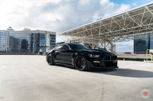 Ford Mustang Custom Wheels - M-X2 by Vossen - Satin Black Ford Mustang Custom Wheels - M-X2 by Vossen - Satin Black