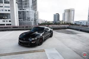 Ford Mustang Custom Wheels - M-X2 by Vossen - Satin Black Ford Mustang Custom Wheels - M-X2 by Vossen - Satin Black