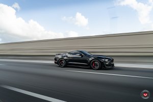 Ford Mustang Custom Wheels - M-X2 by Vossen - Satin Black Ford Mustang Custom Wheels - M-X2 by Vossen - Satin Black