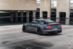 Ford Mustang Custom Wheels - S21-01 by Vossen - Satin Black