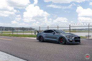 Ford Mustang Custom Wheels - S21-01 by Vossen - Satin Black