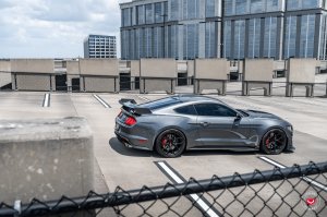 Ford Mustang Custom Wheels - S21-01 by Vossen - Satin Black