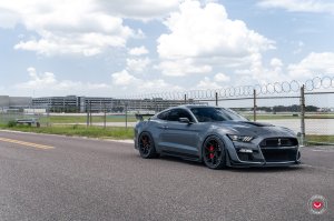 Ford Mustang Custom Wheels - S21-01 by Vossen - Satin Black