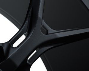 Ford Mustang Custom Wheels - S21-01 by Vossen - Satin Black