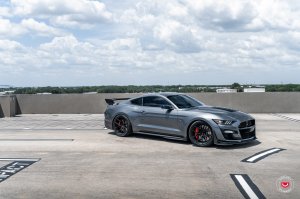 Ford Mustang Custom Wheels - S21-01 by Vossen - Satin Black