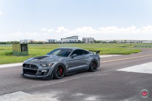 Ford Mustang Custom Wheels - S21-01 by Vossen - Satin Black