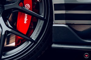 Ford Mustang Custom Wheels - S21-01 by Vossen - Satin Black