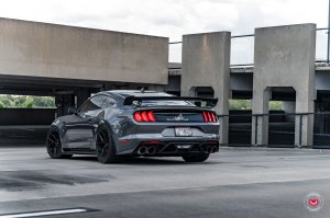 Ford Mustang Custom Wheels - S21-01 by Vossen - Satin Black
