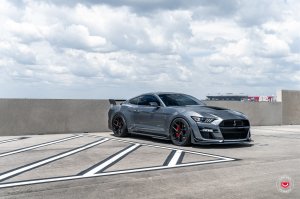 Ford Mustang Custom Wheels - S21-01 by Vossen - Satin Black