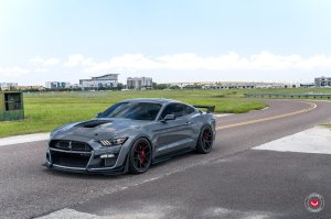 Ford Mustang Custom Wheels - S21-01 by Vossen - Satin Black