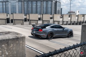 Ford Mustang Custom Wheels - S21-01 by Vossen - Satin Black