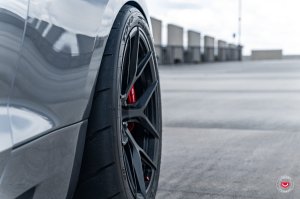 Ford Mustang Custom Wheels - S21-01 by Vossen - Satin Black