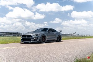 Ford Mustang Custom Wheels - S21-01 by Vossen - Satin Black