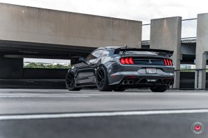 Ford Mustang Custom Wheels - S21-01 by Vossen - Satin Black