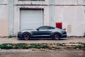 Ford Mustang Custom Wheels - S21-01 by Vossen - Satin Black