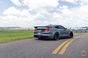 Ford Mustang Custom Wheels - S21-01 by Vossen - Satin Black