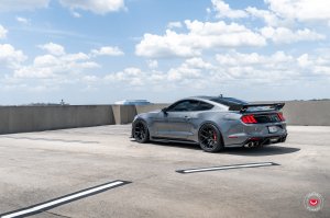 Ford Mustang Custom Wheels - S21-01 by Vossen - Satin Black