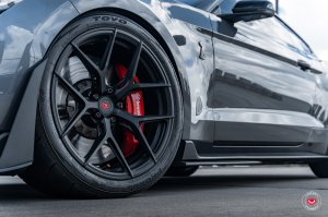 Ford Mustang Custom Wheels - S21-01 by Vossen - Satin Black