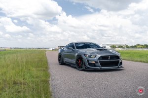 Ford Mustang Custom Wheels - S21-01 by Vossen - Satin Black