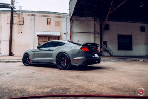 Ford Mustang Custom Wheels - S21-01 by Vossen - Satin Black