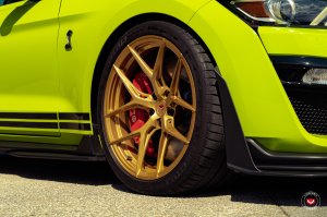 Ford Mustang Custom Wheels - S21-01 by Vossen - Satin Gold